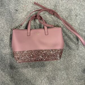 Kate Spade Pink Glitter Tote Bag